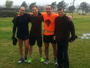 Group running team, nano-institute Conference 2016, Hispin (Eyal, Dvir, Avi, Yosef)